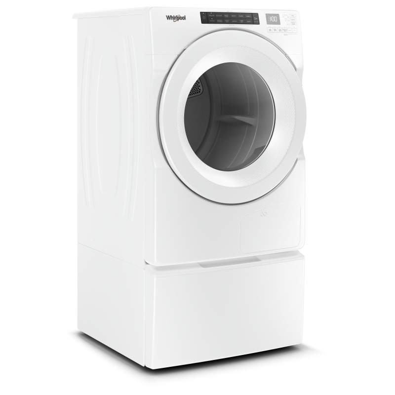 Whirlpool 24 in. 3.4 cu. ft. Stackable Compact Electric Dryer with Flexible  Installation & Sensor Dry - White