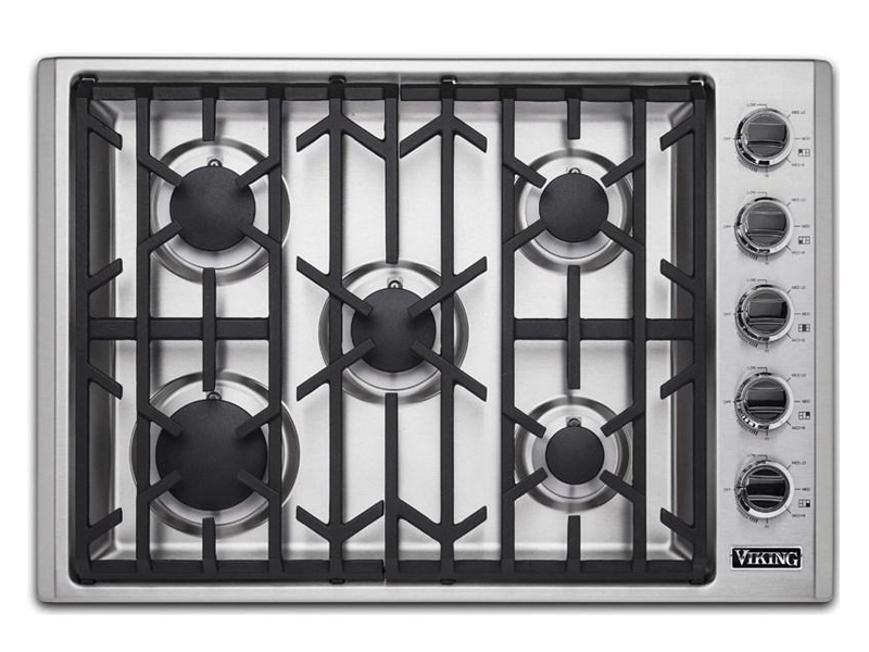 Viking VGSU53015BSS Stainless Steel Professional 5 Series 30 Inch Wide  Built-In Gas Cooktop 