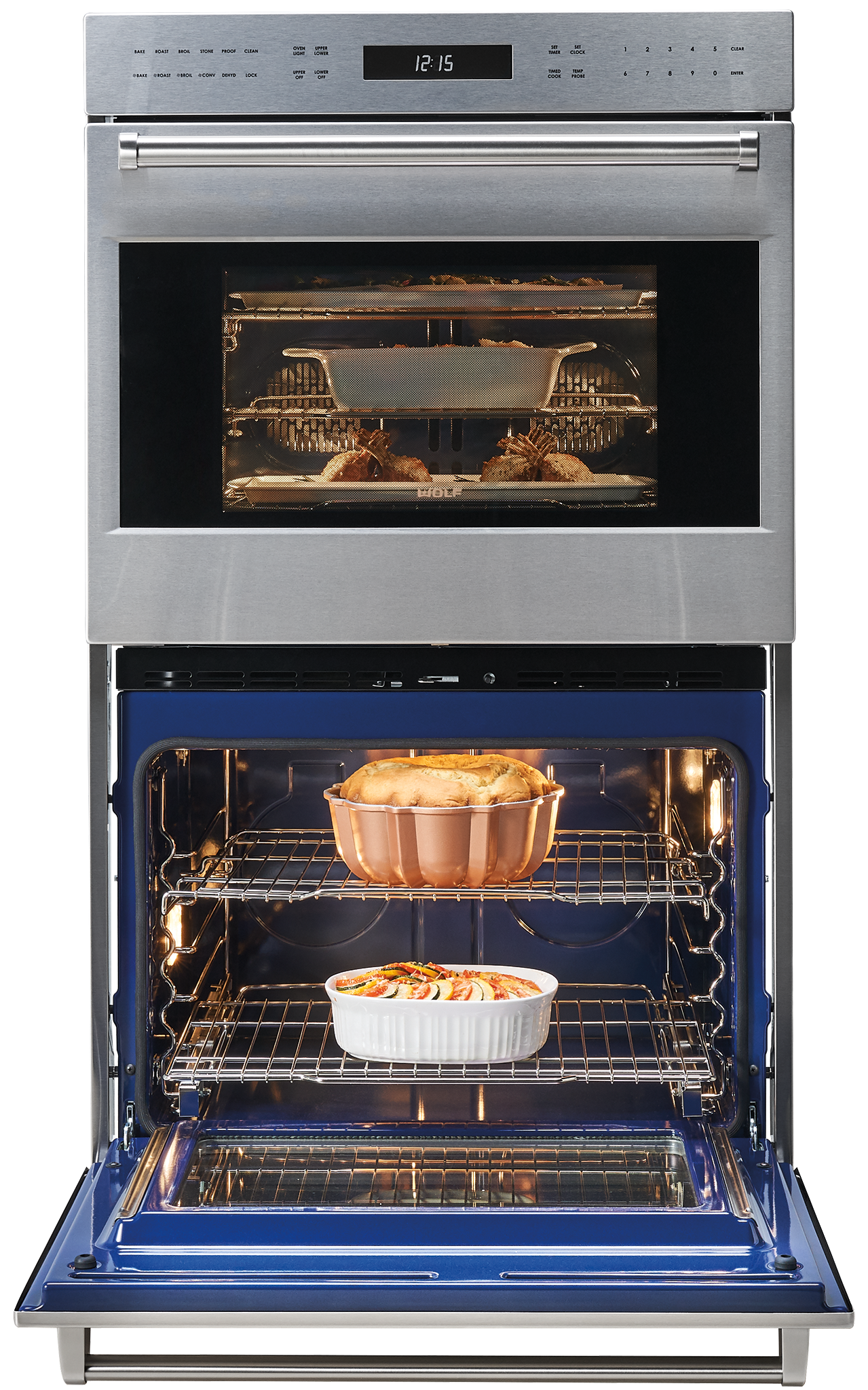 Wolf E Series DO3050PESP 30 Inch Double Smart Electric Wall Oven